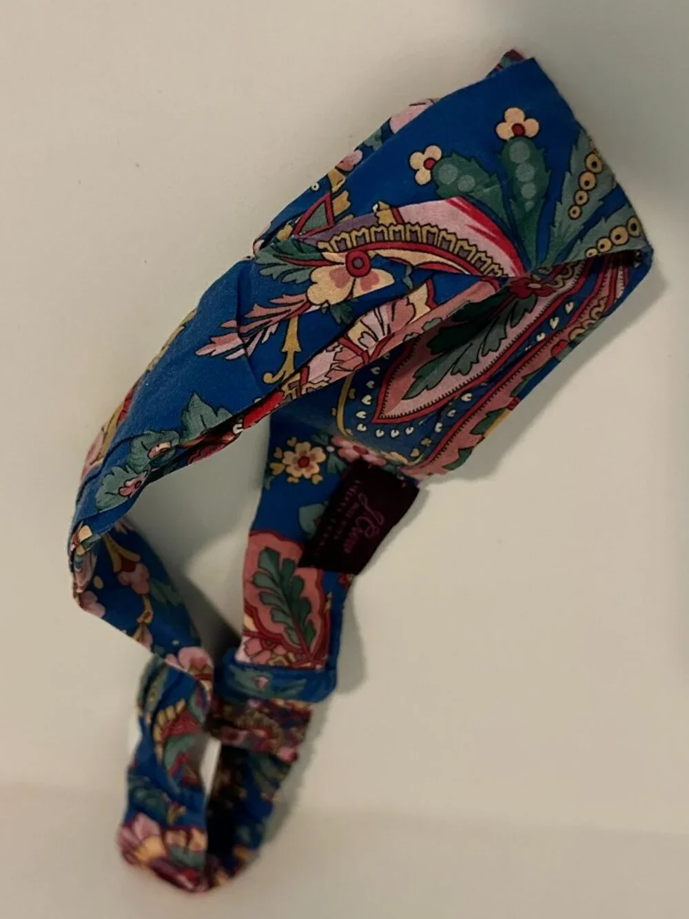 J.Crew x Liberty London Floral Twist Headband Blue Pink Gently Used